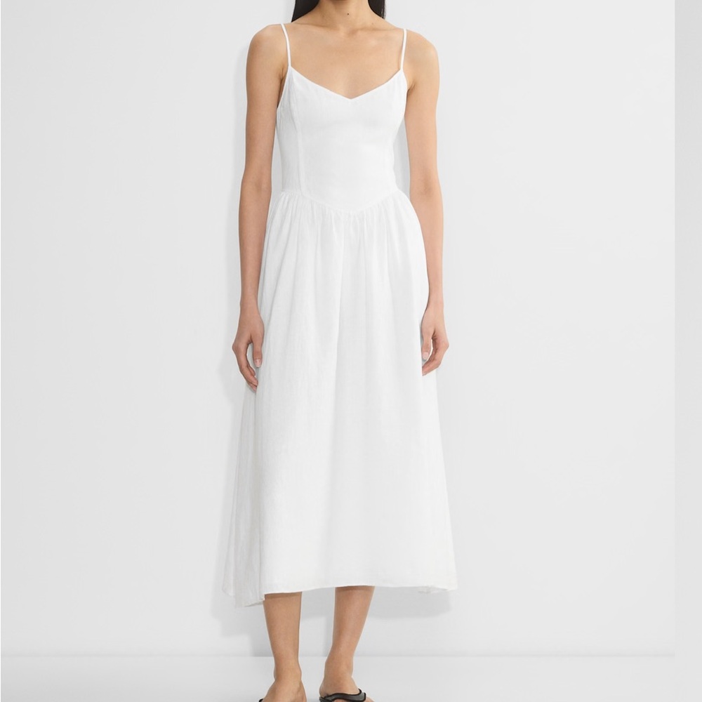 Aritzia Influence Linen Maxi Dress